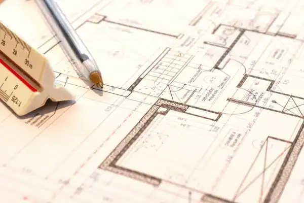 Image of architect Kidlington drawings